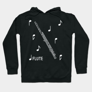 Musical Notes Flute Hoodie